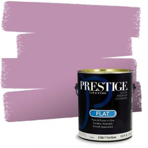 imagePRESTIGE Paints Exterior Paint and Primer In One 1Gallon SemiGloss Comparable Match of Benjamin Moore Grappa1370BMPCM