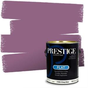 imagePRESTIGE Paints Exterior Paint and Primer In One 1Gallon SemiGloss Comparable Match of Benjamin Moore Grappa1371BMPCM