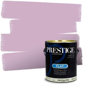 imagePRESTIGE Paints Exterior Paint and Primer In One 1Gallon SemiGloss Comparable Match of Benjamin Moore Grappa1376BMPCM