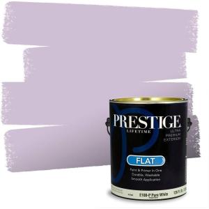 imagePRESTIGE Paints Exterior Paint and Primer In One 1Gallon SemiGloss Comparable Match of Benjamin Moore Grappa1382BMPCM