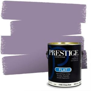 imagePRESTIGE Paints Exterior Paint and Primer In One 1Gallon SemiGloss Comparable Match of Benjamin Moore Grappa1384BMPCM