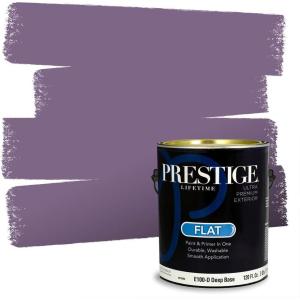 imagePRESTIGE Paints Exterior Paint and Primer In One 1Gallon SemiGloss Comparable Match of Benjamin Moore Grappa1385BMPCM