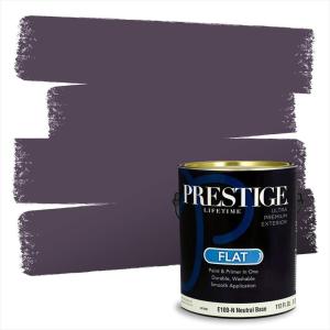 imagePRESTIGE Paints Exterior Paint and Primer In One 1Gallon SemiGloss Comparable Match of Benjamin Moore Grappa1393BMPCM