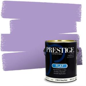 imagePRESTIGE Paints Exterior Paint and Primer In One 1Gallon SemiGloss Comparable Match of Benjamin Moore Grappa1397BMPCM