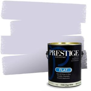 imagePRESTIGE Paints Exterior Paint and Primer In One 1Gallon SemiGloss Comparable Match of Benjamin Moore Grappa1402BMPCM