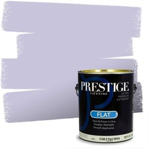 imagePRESTIGE Paints Exterior Paint and Primer In One 1Gallon SemiGloss Comparable Match of Benjamin Moore Grappa1403BMPCM