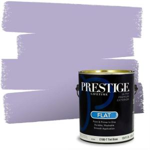 imagePRESTIGE Paints Exterior Paint and Primer In One 1Gallon SemiGloss Comparable Match of Benjamin Moore Grappa1404BMPCM