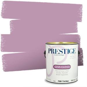 imagePRESTIGE Paints Exterior Paint and Primer In One 1Gallon SemiGloss Comparable Match of Benjamin Moore GrappaCaribbean Sunset