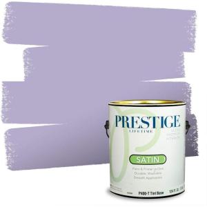 imagePRESTIGE Paints Exterior Paint and Primer In One 1Gallon SemiGloss Comparable Match of Benjamin Moore GrappaCrocus