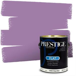 imagePRESTIGE Paints Exterior Paint and Primer In One 1Gallon SemiGloss Comparable Match of Benjamin Moore GrappaNaples Sunset