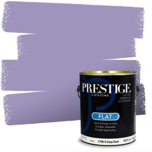 imagePRESTIGE Paints Exterior Paint and Primer In One 1Gallon SemiGloss Comparable Match of Benjamin Moore GrappaSnugglepuss