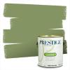 imagePRESTIGE Paints Exterior Paint and Primer In One 1Gallon Satin Comparable Match of Benjamin Moore Forest Hills Green433BMPCM