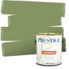 imagePRESTIGE Paints Exterior Paint and Primer In One 1Gallon Satin Comparable Match of Benjamin Moore Forest Hills Green433BMPCM