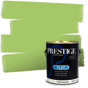 imagePRESTIGE Paints Exterior Paint and Primer In One 1Gallon Satin Comparable Match of Benjamin Moore Forest Hills Green412BMPCM