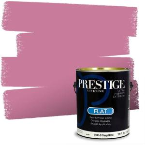 imagePRESTIGE Paints Interior Paint and Primer In One 1Gallon Eggshell Comparable Match of Benjamin Moore Rose Blush1355BMPCM