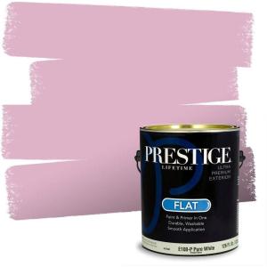 imagePRESTIGE Paints Interior Paint and Primer In One 1Gallon Eggshell Comparable Match of Benjamin Moore Rose Blush1361BMPCM