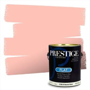 imagePRESTIGE Paints Interior Paint and Primer In One 1Gallon Eggshell Comparable Match of Benjamin Moore Rose Blush2BMPCM