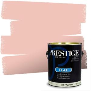imagePRESTIGE Paints Interior Paint and Primer In One 1Gallon Eggshell Comparable Match of Benjamin Moore Rose Blush30BMPCM