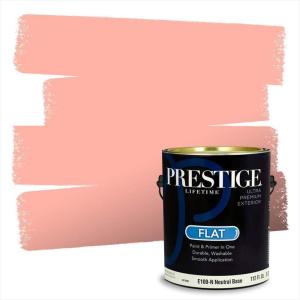 imagePRESTIGE Paints Interior Paint and Primer In One 1Gallon Eggshell Comparable Match of Benjamin Moore Rose Blush3BMPCM