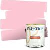 imagePRESTIGE Paints Interior Paint and Primer In One 1Gallon SemiGloss Comparable Match of Benjamin Moore Pure Pink1324BMPCM