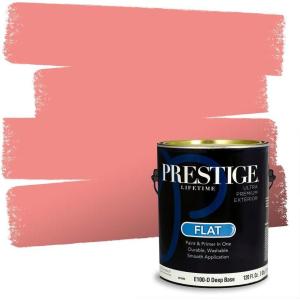 imagePRESTIGE Paints Interior Paint and Primer In One 1Gallon SemiGloss Comparable Match of Benjamin Moore Pure Pink1304BMPCM