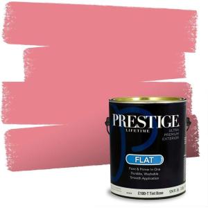 imagePRESTIGE Paints Interior Paint and Primer In One 1Gallon SemiGloss Comparable Match of Benjamin Moore Pure Pink1312BMPCM