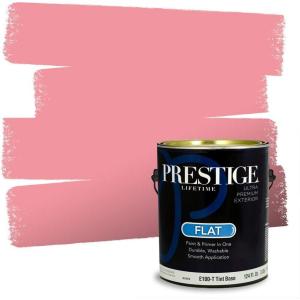 imagePRESTIGE Paints Interior Paint and Primer In One 1Gallon SemiGloss Comparable Match of Benjamin Moore Pure Pink1334BMPCM