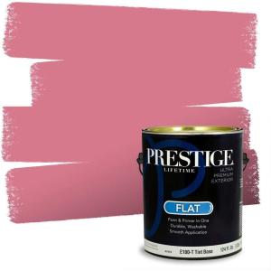 imagePRESTIGE Paints Interior Paint and Primer In One 1Gallon SemiGloss Comparable Match of Benjamin Moore Pure Pink1341BMPCM