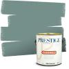 imagePRESTIGE Paints Exterior Paint and Primer In One 1Gallon Satin Comparable Match of Benjamin Moore Polished Slate691BMPCM