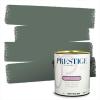 imagePRESTIGE Paints Exterior Paint and Primer In One 1Gallon Satin Comparable Match of Benjamin Moore Polished Slate700BMPCM