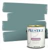 imagePRESTIGE Paints Exterior Paint and Primer In One 1Gallon Satin Comparable Match of Benjamin Moore Polished Slate712BMPCM