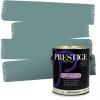 imagePRESTIGE Paints Exterior Paint and Primer In One 1Gallon Satin Comparable Match of Benjamin Moore Polished SlateFort Pierce Green