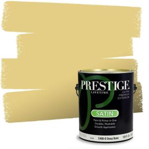 imagePRESTIGE Paints Interior Paint and Primer In One 1Gallon SemiGloss Comparable Match of Benjamin Moore Golden Honey277BMPCM