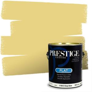 imagePRESTIGE Paints Interior Paint and Primer In One 1Gallon SemiGloss Comparable Match of Benjamin Moore Golden Honey285BMPCM