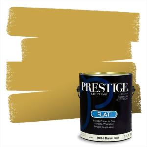 imagePRESTIGE Paints Interior Paint and Primer In One 1Gallon SemiGloss Comparable Match of Benjamin Moore Golden Honey287BMPCM