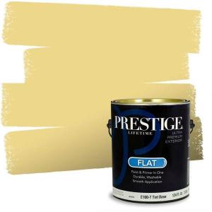 imagePRESTIGE Paints Interior Paint and Primer In One 1Gallon SemiGloss Comparable Match of Benjamin Moore Golden Honey291BMPCM