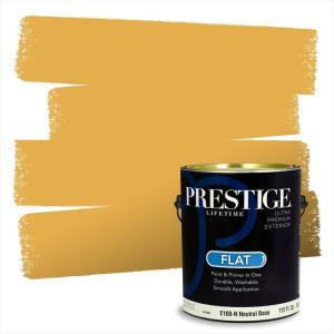 imagePRESTIGE Paints Interior Paint and Primer In One 1Gallon SemiGloss Comparable Match of Benjamin Moore Golden Honey301BMPCM