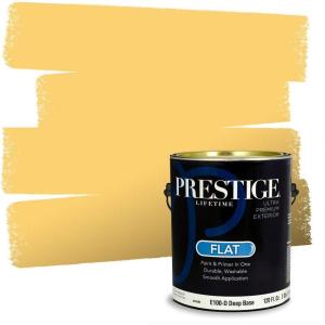 imagePRESTIGE Paints Interior Paint and Primer In One 1Gallon SemiGloss Comparable Match of Benjamin Moore Golden Honey313BMPCM