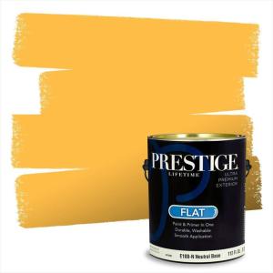 imagePRESTIGE Paints Interior Paint and Primer In One 1Gallon SemiGloss Comparable Match of Benjamin Moore Golden Honey315BMPCM