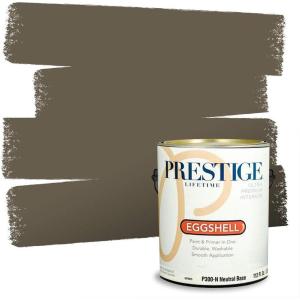 imagePRESTIGE Paints Interior Paint and Primer in One 1 Gallon SemiGloss PureCliff