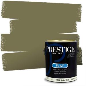 imagePRESTIGE Paints Interior Paint and Primer in One 1 Gallon SemiGloss PureMusky