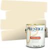 imagePRESTIGE Paints Interior Paint and Primer In One 1Gallon Eggshell Comparable Match of Benjamin Moore Almond Bisque218BMPCM