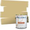 imagePRESTIGE Paints Interior Paint and Primer In One 1Gallon Eggshell Comparable Match of Benjamin Moore Almond Bisque249BMPCM