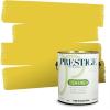 imagePRESTIGE Paints Interior Paint and Primer In One 1Gallon Eggshell Comparable Match of Benjamin Moore Vanilla Cookie357BMPCM