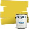 imagePRESTIGE Paints Interior Paint and Primer In One 1Gallon Eggshell Comparable Match of Benjamin Moore Vanilla Cookie357BMPCM