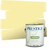 imagePRESTIGE Paints Interior Paint and Primer In One 1Gallon Eggshell Comparable Match of Benjamin Moore Vanilla Cookie359BMPCM