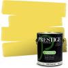 imagePRESTIGE Paints Interior Paint and Primer In One 1Gallon Eggshell Comparable Match of Benjamin Moore Vanilla Cookie362BMPCM