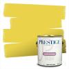 imagePRESTIGE Paints Interior Paint and Primer In One 1Gallon Eggshell Comparable Match of Benjamin Moore Vanilla Cookie363BMPCM