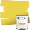 imagePRESTIGE Paints Interior Paint and Primer In One 1Gallon Eggshell Comparable Match of Benjamin Moore Vanilla Cookie363BMPCM