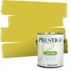 imagePRESTIGE Paints Interior Paint and Primer In One 1Gallon Eggshell Comparable Match of Benjamin Moore Vanilla Cookie364BMPCM